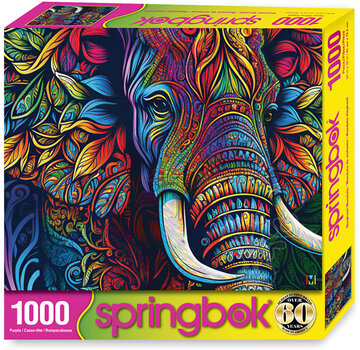 Springbok Springbok Elephant Mandala Puzzle 1000pcs