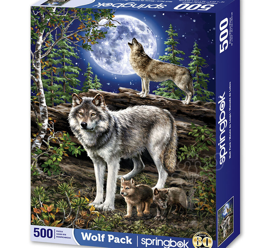 Springbok Wolf Pack Puzzle 500pcs Limited Release