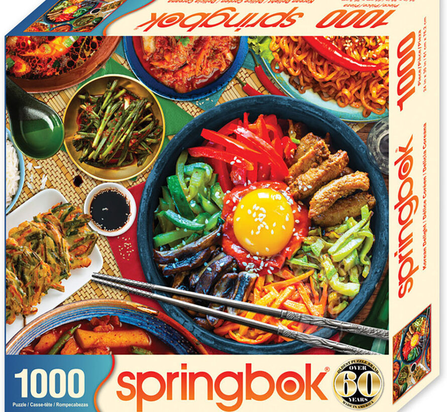 Springbok Korean Delight Puzzle 1000pcs Limited Release