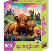 Springbok Springbok Highland Cows Puzzle 500pcs