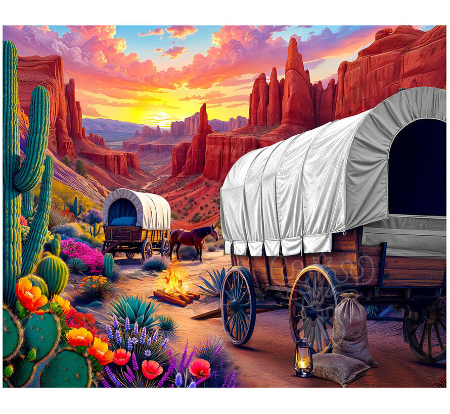 Springbok Santa Fe Trail Puzzle 500pcs