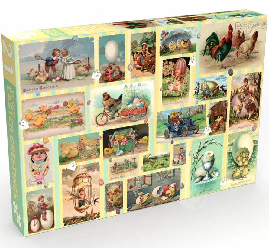 Penny Puzzle Ye Old Easter Greetings Puzzle 1000pcs