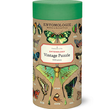 Cavallini Cavallini Vintage: Entomology Puzzle 1000pcs