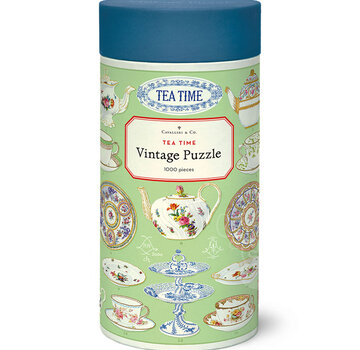 Cavallini Cavallini Vintage: Tea Time Puzzle 1000pcs