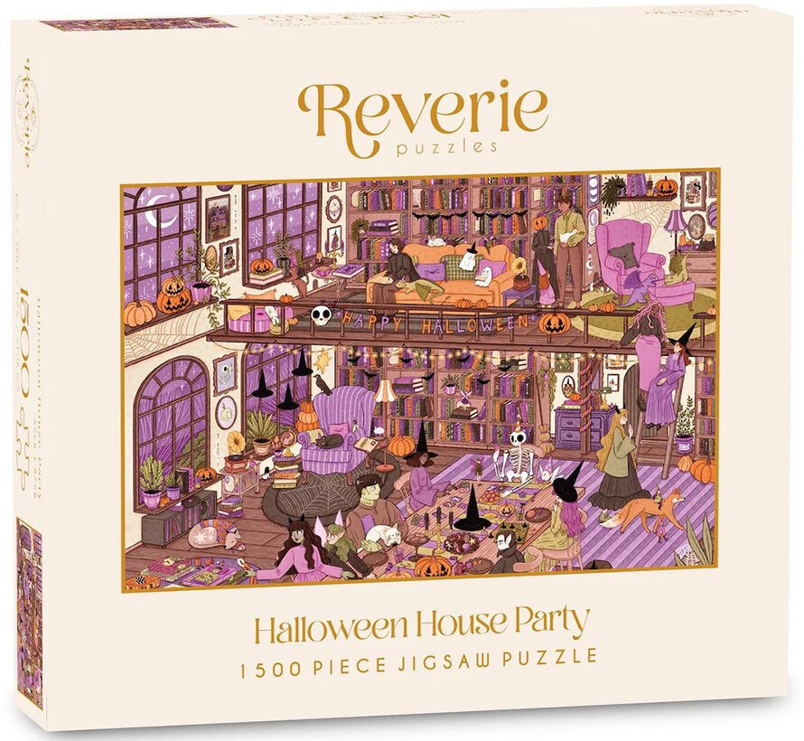 Reverie Halloween House Party Puzzle 1500pcs CANADA ONLY