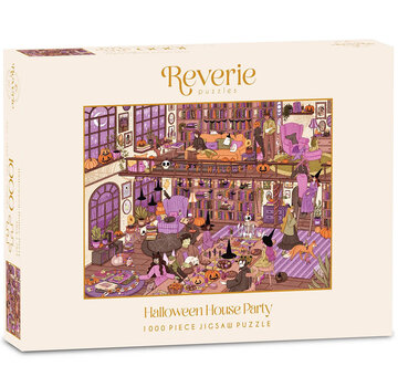 Reverie Puzzles Reverie Halloween House Party Puzzle 1000pcs CANADA ONLY