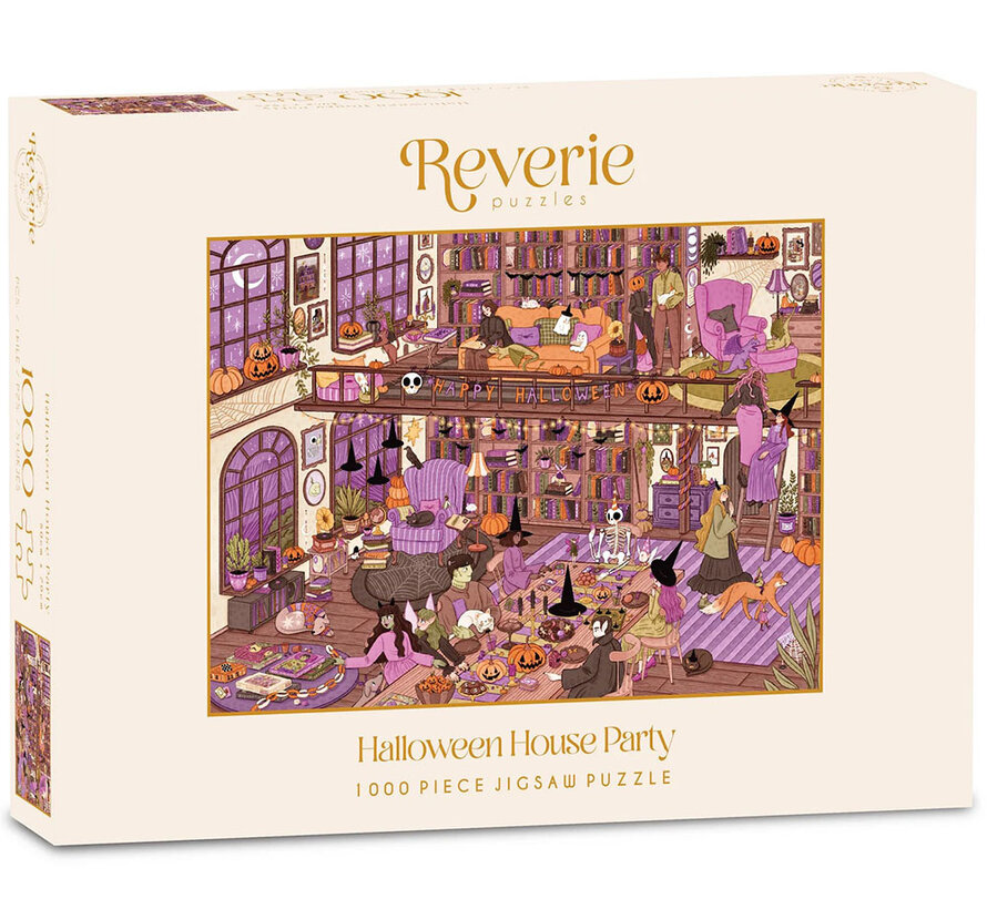 Reverie Halloween House Party Puzzle 1000pcs CANADA ONLY