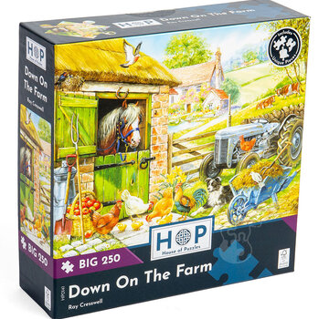 House of Puzzles House of Puzzles Down On The Farm Puzzle Big 250pcs