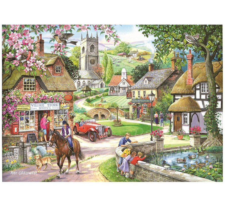 House of Puzzles Feeding The Ducks Puzzle 1000pcs