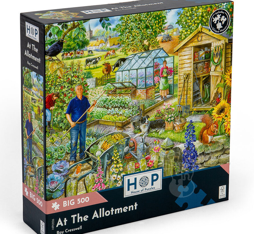 House of Puzzles At The Allotment Puzzle Big 500pcs