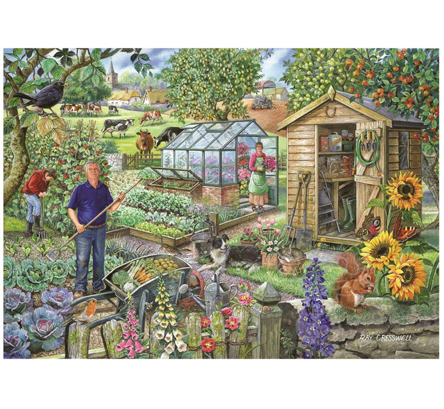 House of Puzzles At The Allotment Puzzle Big 500pcs