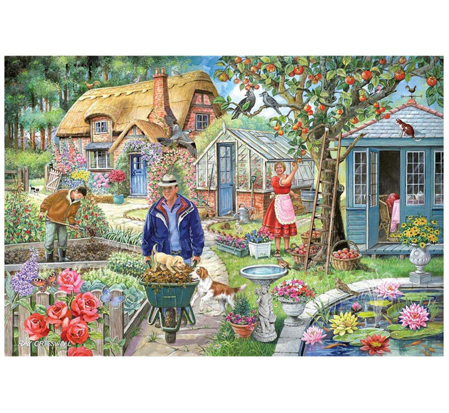 House of Puzzles In The Garden Spot the Difference Puzzle 1000pcs