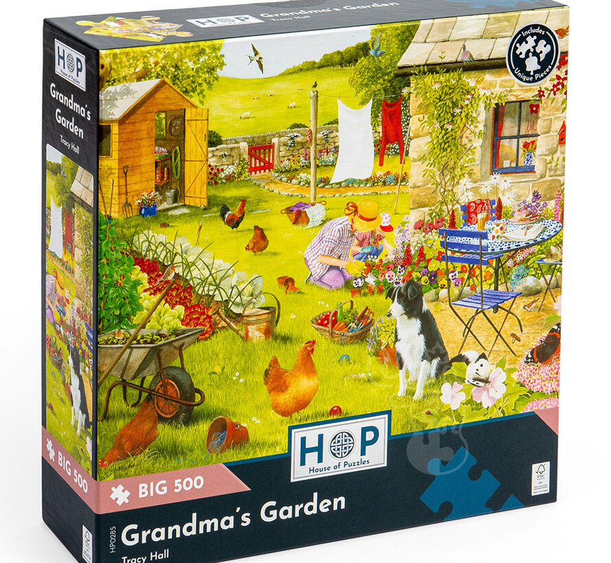 House of Puzzles Grandma's Garden Puzzle Big 500pcs
