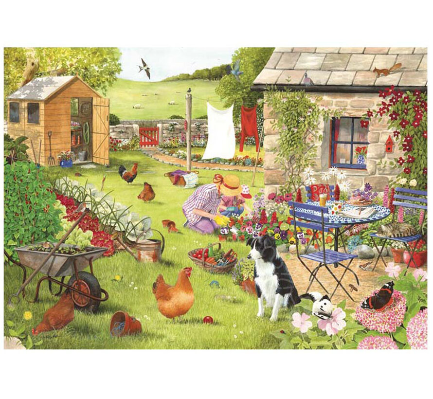 House of Puzzles Grandma's Garden Puzzle Big 500pcs