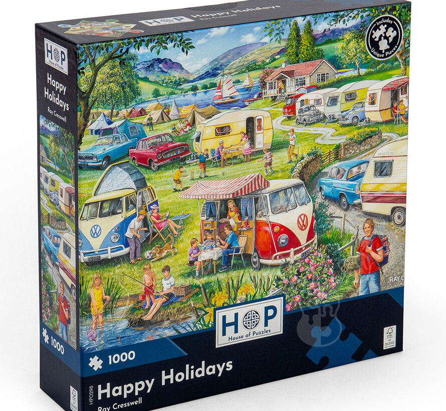 House of Puzzles Happy Holidays Puzzle 1000pcs