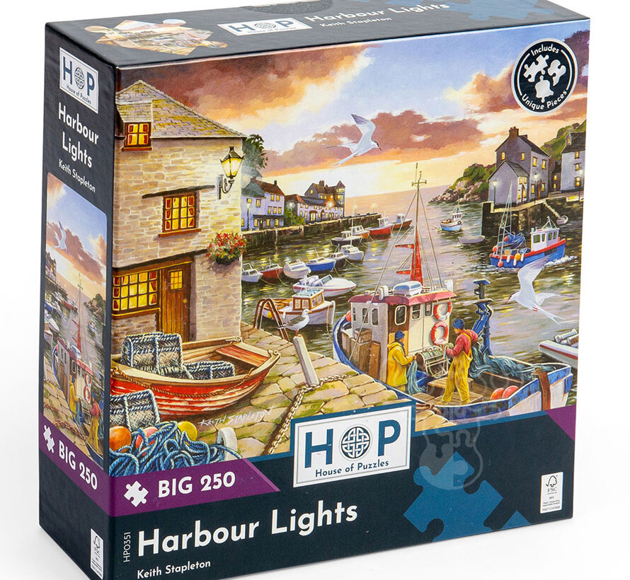 House of Puzzles Harbour Lights Puzzle Big 250pcs