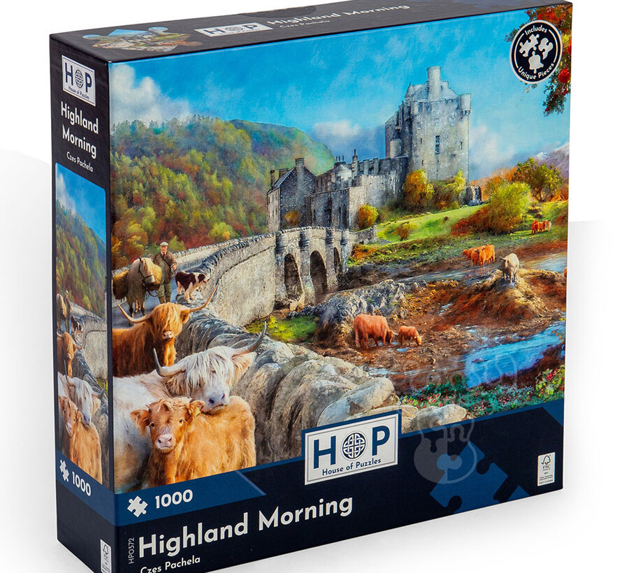 House of Puzzles Highland Morning Puzzle 1000pcs