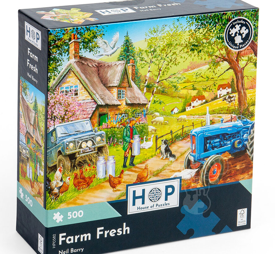 House of Puzzles Farm Fresh Puzzle 500pcs