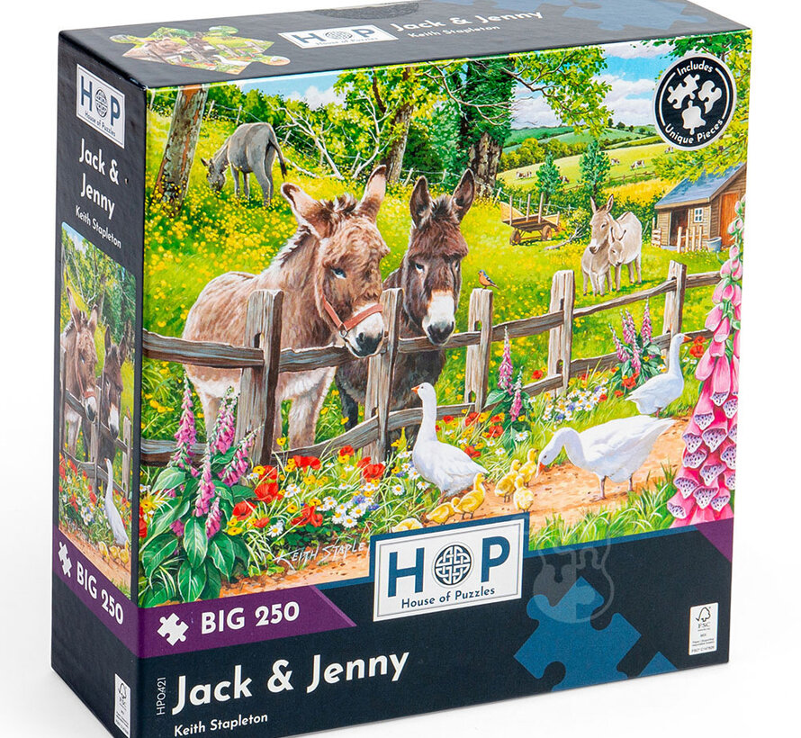 House of Puzzles Jack & Jenny Puzzle Big 250pcs