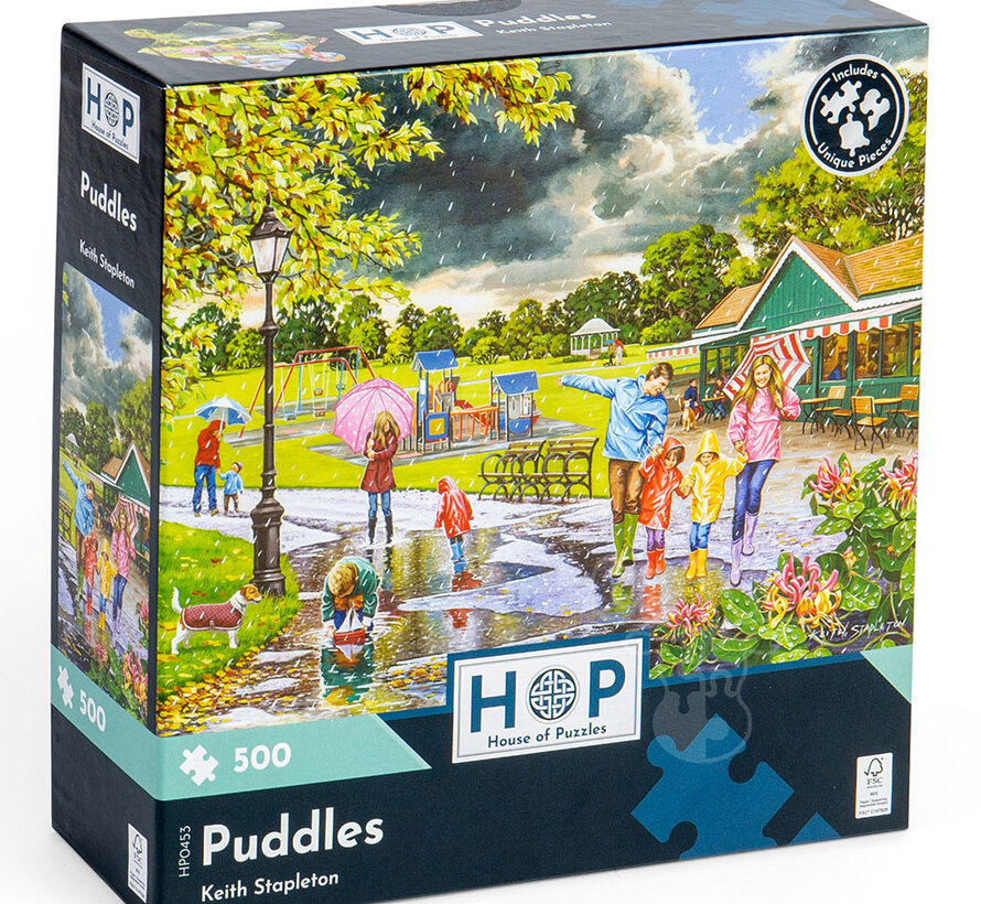 House of Puzzles Puddles Puzzle 500pcs
