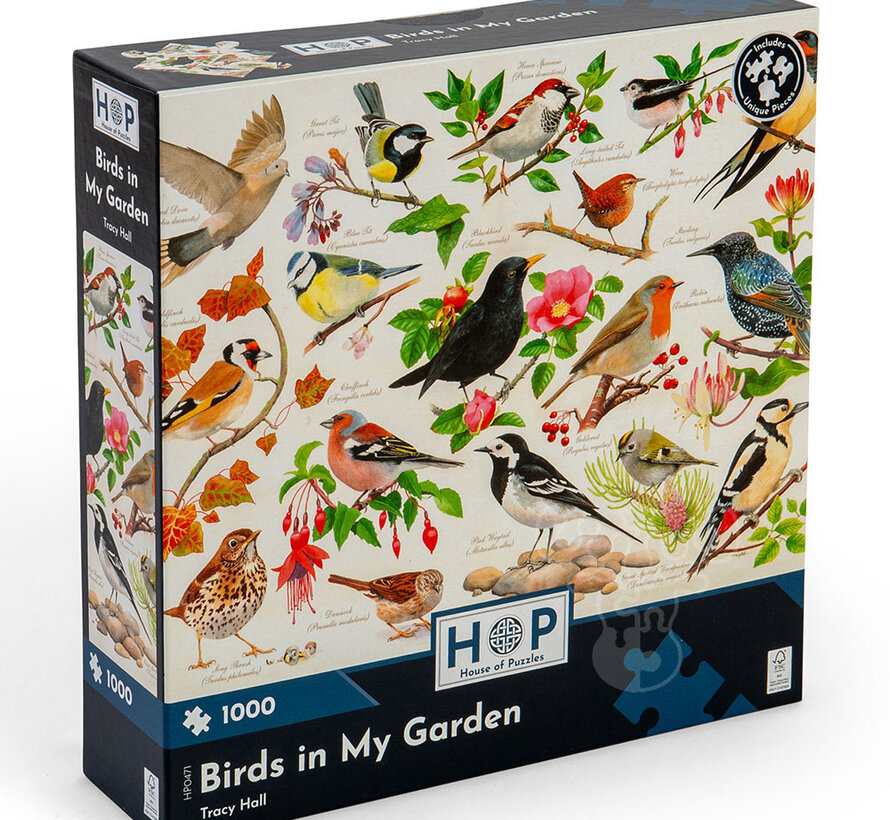 House of Puzzles Birds In My Garden Puzzle 1000pcs