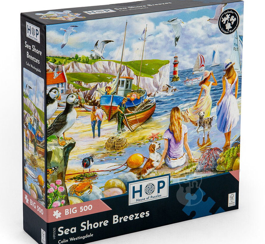 House of Puzzles Sea Shore Breezes Puzzle Big 500pcs