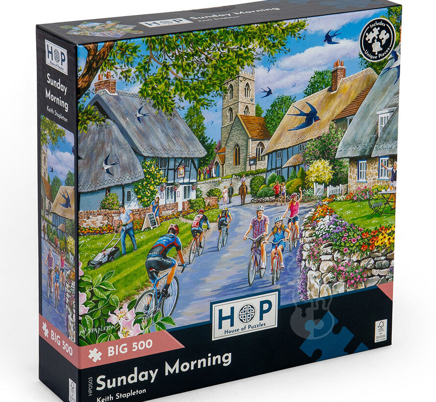House of Puzzles Sunday Morning Puzzle Big 500pcs