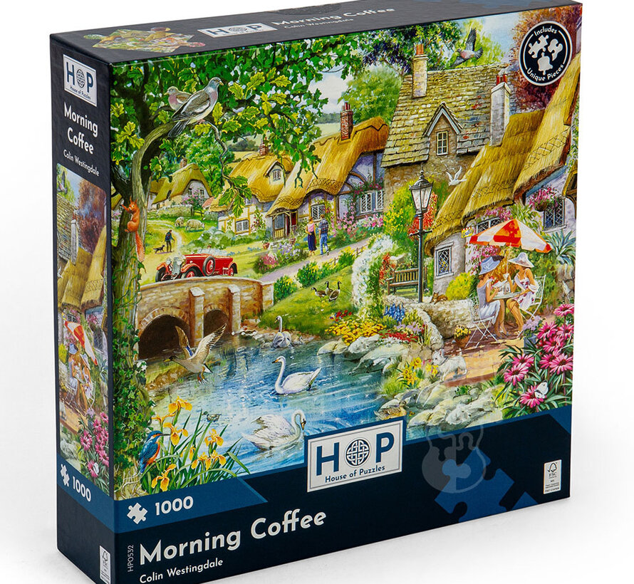 House of Puzzles Morning Coffee Puzzle 1000pcs