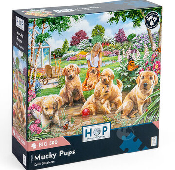 House of Puzzles House of Puzzles Mucky Pups Puzzle Big 500pcs