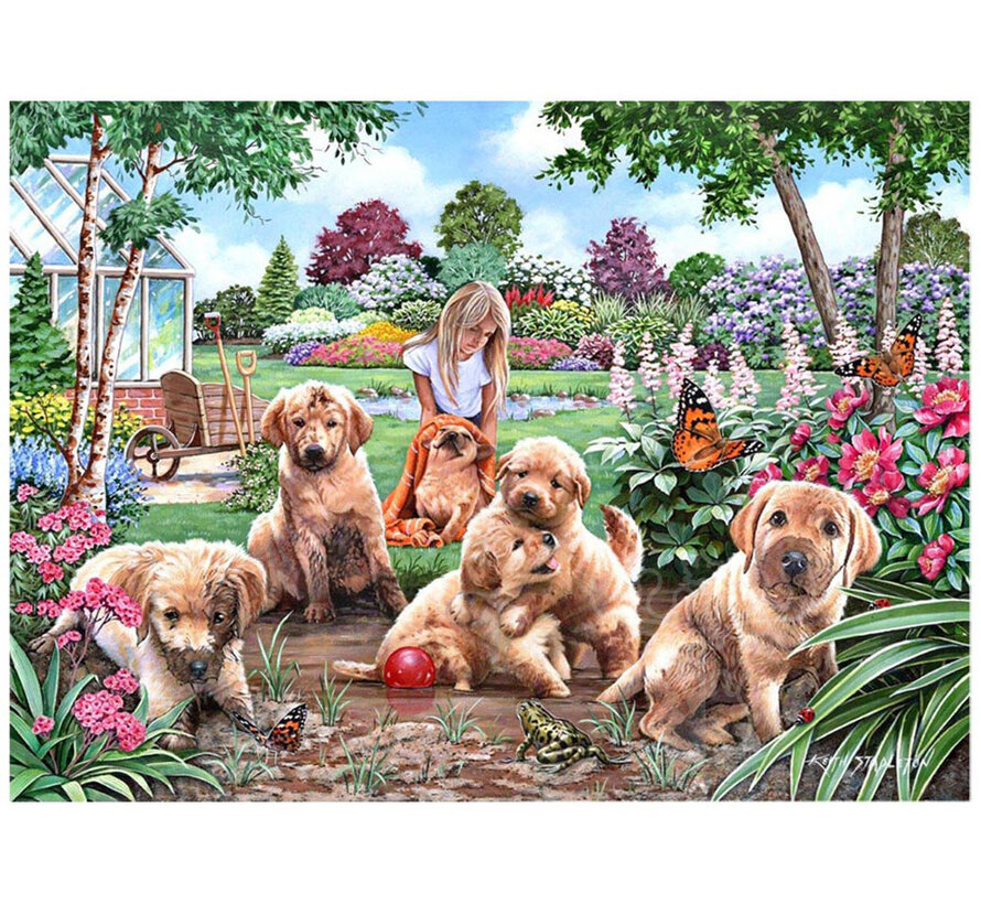 House of Puzzles Mucky Pups Puzzle Big 500pcs