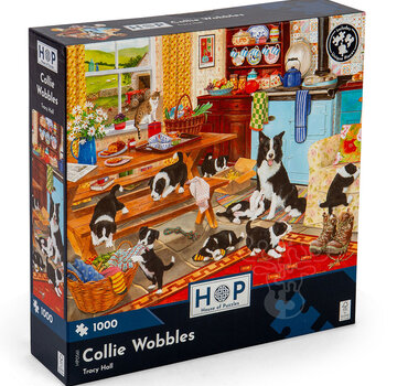 House of Puzzles House of Puzzles Collie Wobbles Puzzle 1000pcs