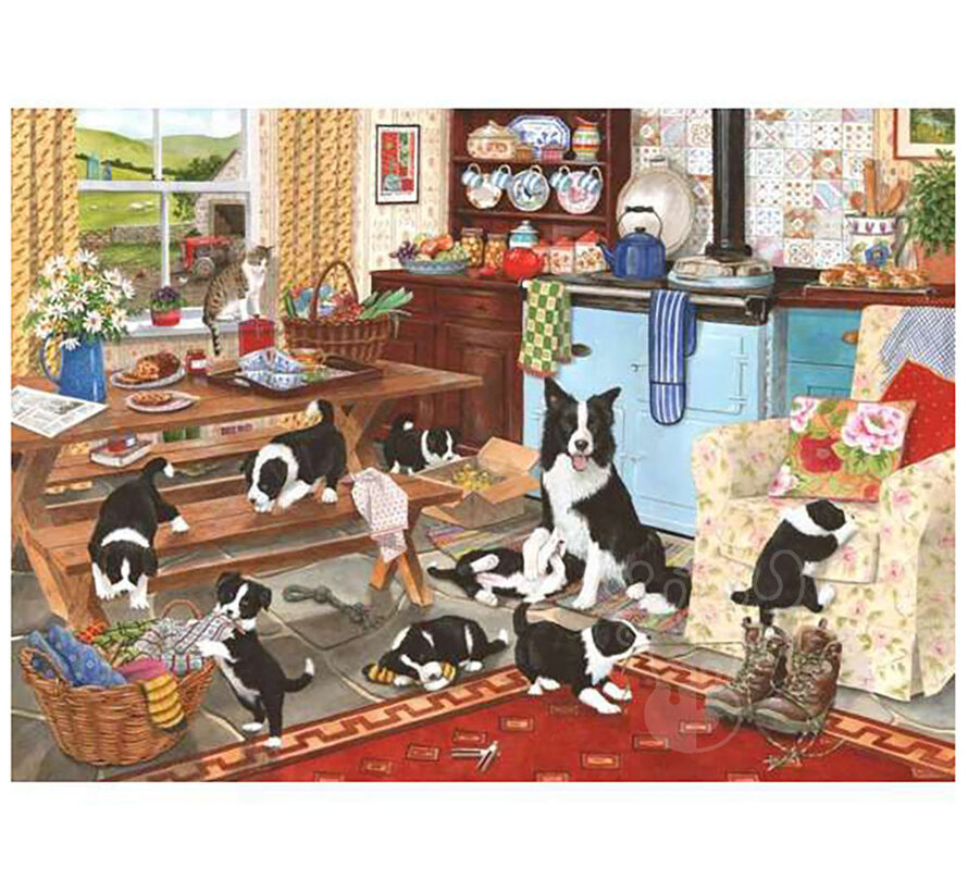 House of Puzzles Collie Wobbles Puzzle 1000pcs