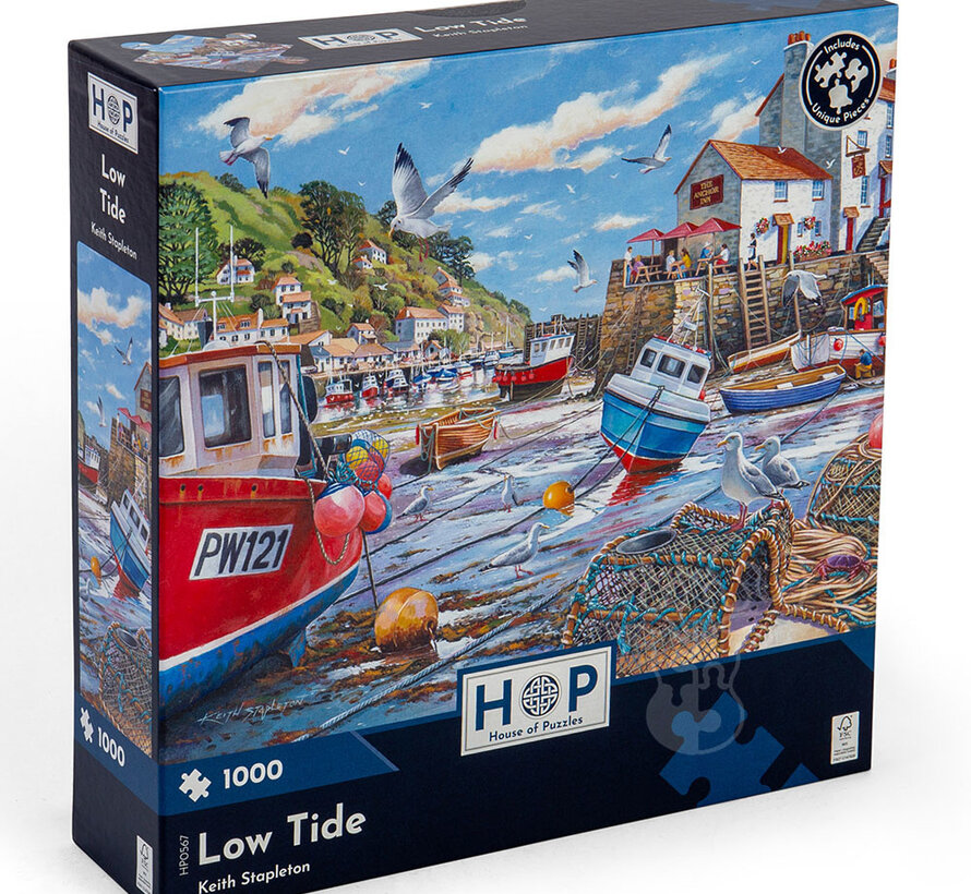 House of Puzzles Low Tide Puzzle 1000pcs