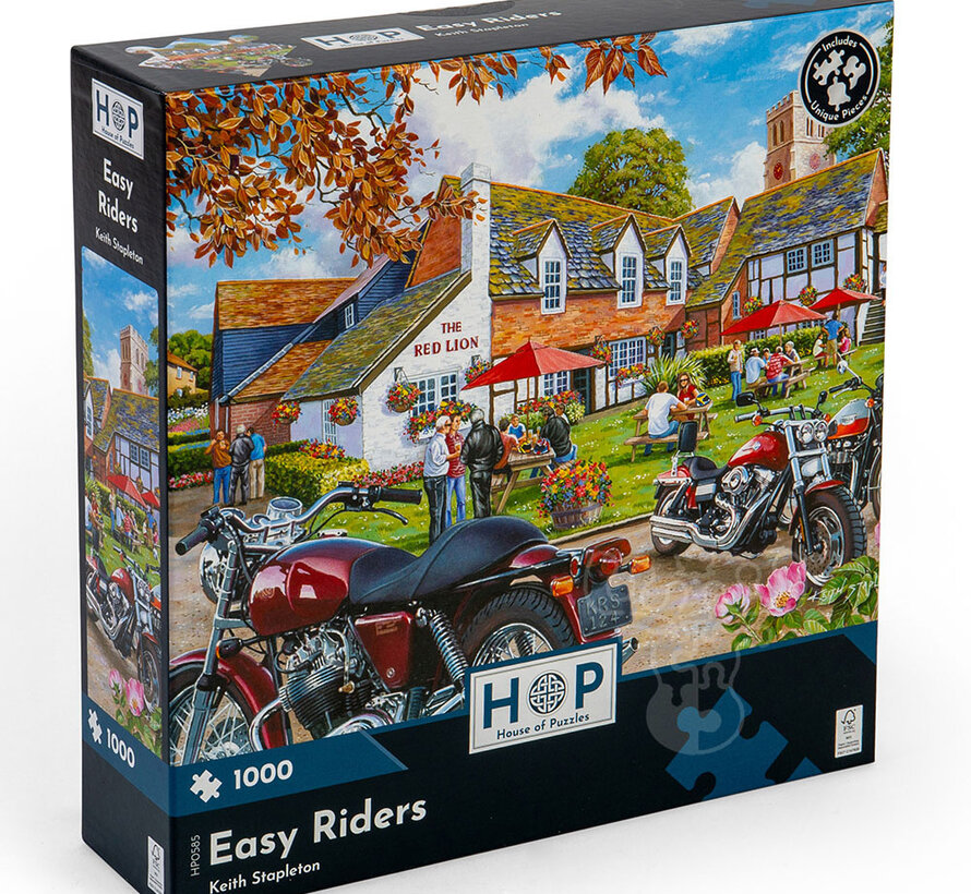 House of Puzzles Easy Riders Puzzle 1000pcs