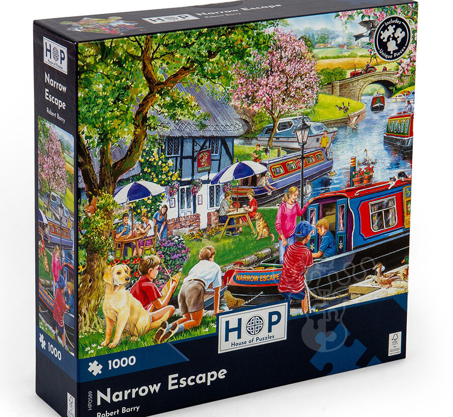 House of Puzzles Narrow Escape Puzzle 1000pcs