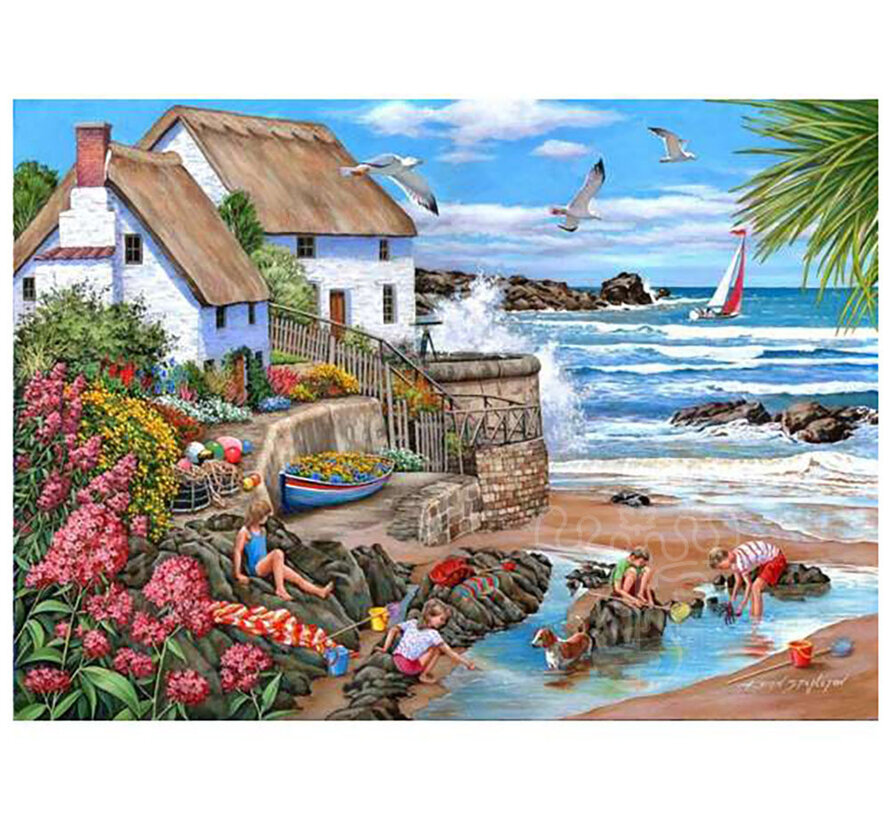 House of Puzzles Seaspray Cottages Puzzle 1000pcs