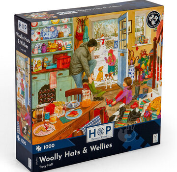 House of Puzzles House of Puzzles Woolly Hats & Wellies Puzzle 1000pcs