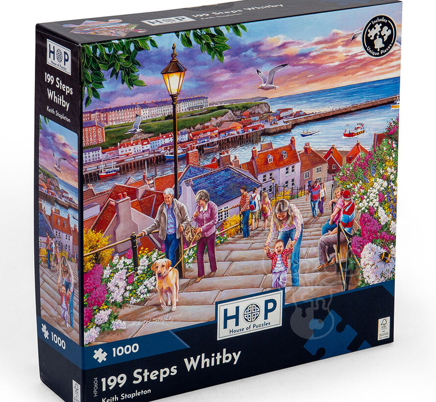 House of Puzzles 199 Steps Whitby Puzzle 1000pcs