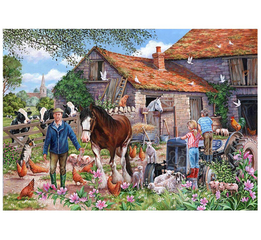House of Puzzles MacDonalds Farm Puzzle Big 500pcs
