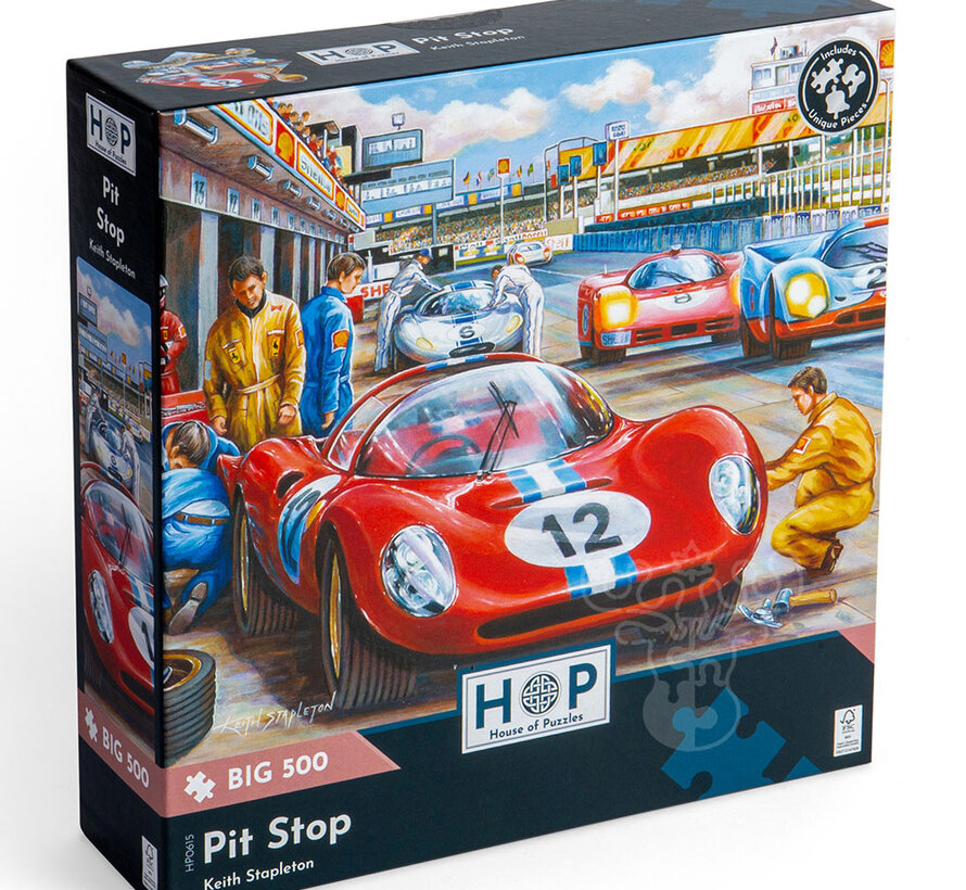 House of Puzzles Pit Stop Puzzle Big 500pcs