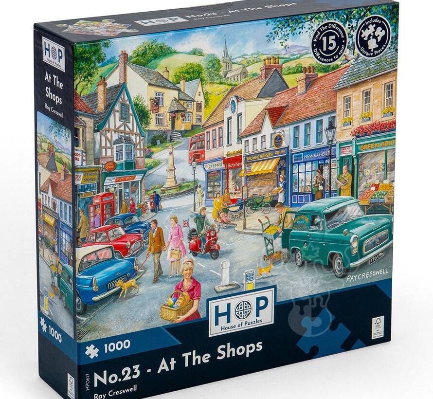 House of Puzzles At The Shops Spot the Difference Puzzle 1000pcs