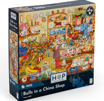 House of Puzzles House of Puzzles Bulls In A China Shop Puzzle 1000pcs