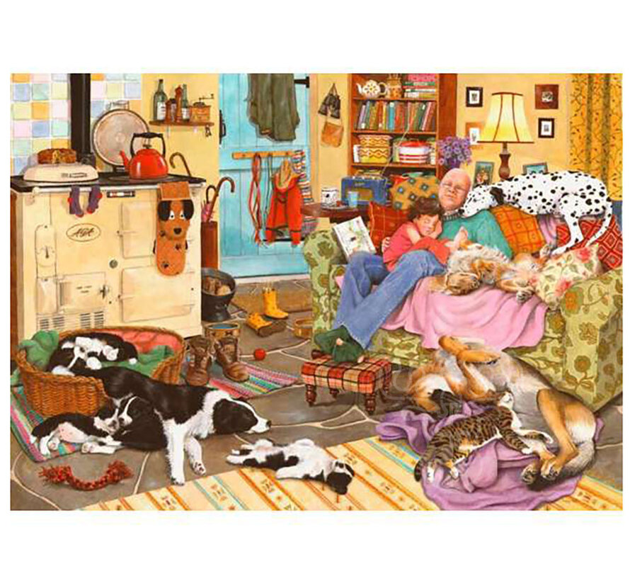 House of Puzzles Dog Tired Puzzle 1000pcs