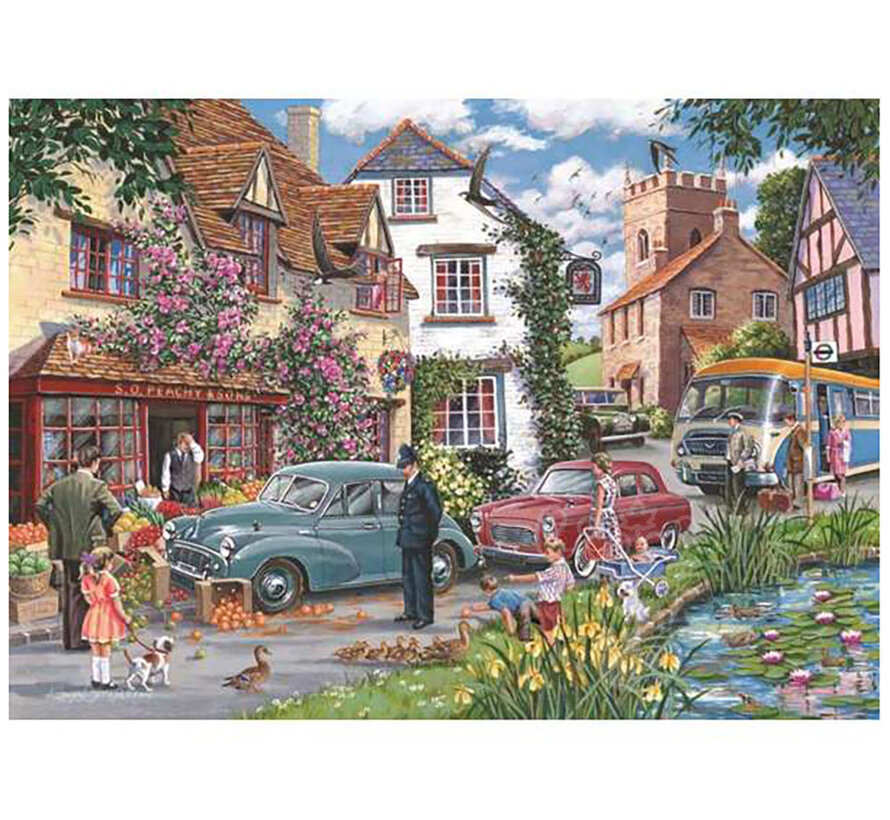 House of Puzzles Traffic Jam Spot the Difference Puzzle 1000pcs