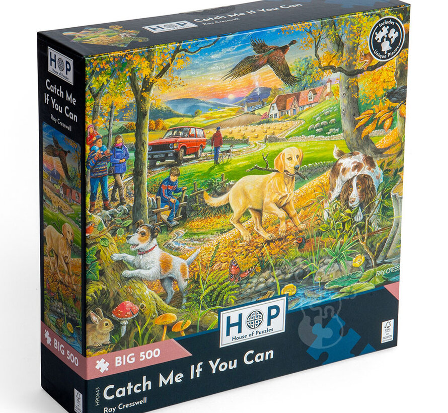 House of Puzzles Catch Me If You Can Puzzle Big 500pcs