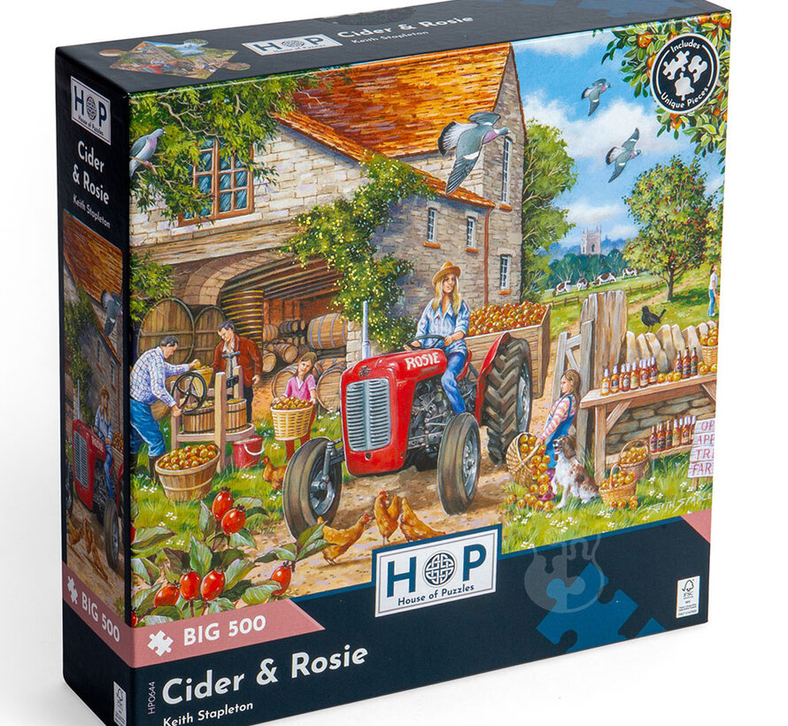 House of Puzzles Cider & Rosie Puzzle Big 500pcs