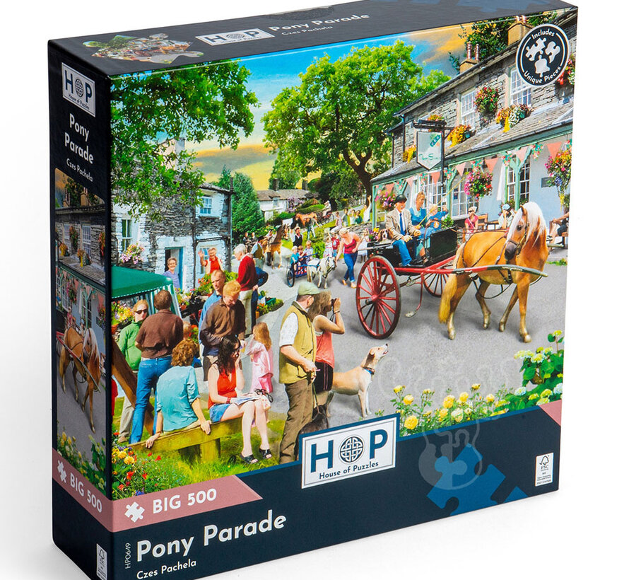 House of Puzzles Pony Parade Puzzle Big 500pcs