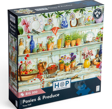 House of Puzzles House of Puzzles Posies & Produce Puzzle Big 500pcs