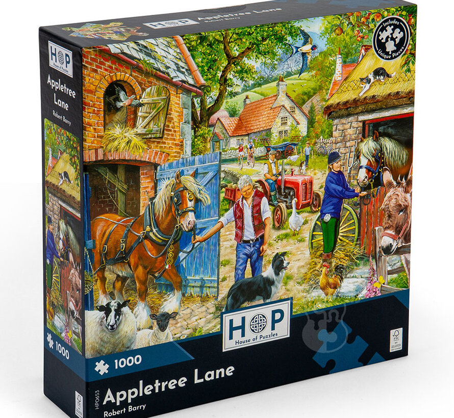 House of Puzzles Appletree Lane Puzzle 1000pcs
