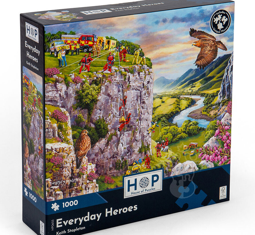 House of Puzzles Everyday Heroes Puzzle 1000pcs